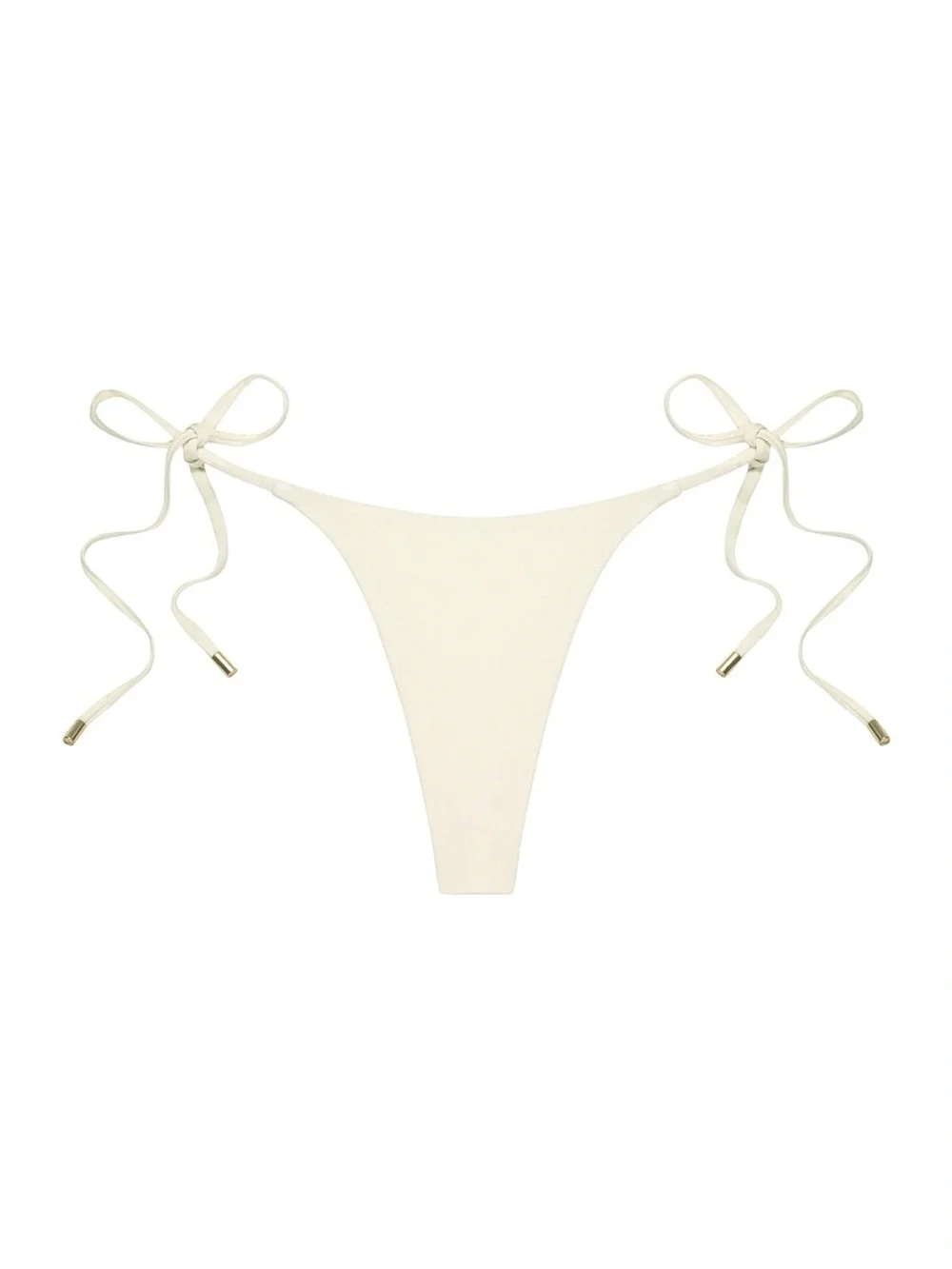 NWT Monday Swimwear Palma Bottom Thong in Ivory Size P